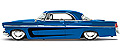 MAISTO - 31348BL - 1956 Chrysler 300B 