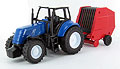 NEW-RAY - 05685-A - Blue Tractor and 