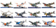 NEW-RAY - 06687-SET - WWII Fighter Plane 