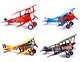 NEW-RAY - 20227-SET - Classic Bi-plane