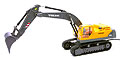 NEW-RAY - 88103 - Volvo Backhoe EC460B 