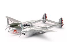 21253 - New-Ray Toys The Flying Bulls P38 Lighning Stunt Plane
