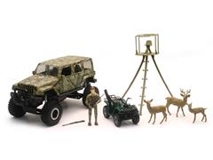 New-Ray Toys Jeep Wrangler Deer Hunting Playset Playset