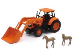 AS-05685-C - New-Ray Toys Kubota Farm Tractor