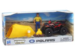 New-Ray Toys Polaris Sportsman XP1000 Camping Playset Scale is