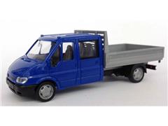 006555 - Rietze Ford Transit Crew Cab Flat Bed Utility