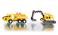 SIKU - 1648 - Dump Truck, Excavator 