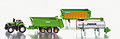 SIKU - 1848 - Deutz Tractor wtih 