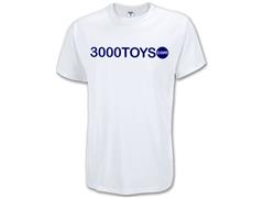 3000TOYS-L - Strattons 3000toyscom T Shirt White