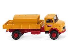 043802 - Wiking Model Bolling Mercedes Benz Flatbed Truck
