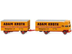 050048 - Wiking Model Adam Kroth Mercedes Benz Moving Box Truck