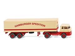 051319 - Wiking Model Hamburger Spedition Henschel HS 14_16 and Box