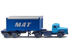 052604 - Wiking Model MAT Scania Container Trailer Truck High Quality