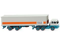 052705 - Wiking Model Henschel Fruehauf Hanomag Semi Truck