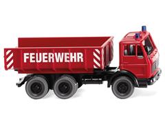 062403 - Wiking Model Fire Brigade Mercedes Benz Dump Truck High