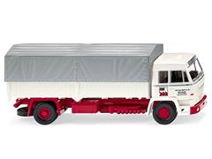 084911 - Wiking Model Bruns Bussing BS 16 L Covered Flatbed