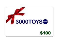3000TOYS - EC100 - $100 Christmas E-Gift 
