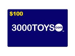 EG100 - 3000toys E Gift Card Give them an