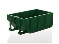 50-235-GR - 3d To Scale Rolloff Dumpster 10 yards dark green