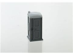 3d To Scale Porta Potty gray and white