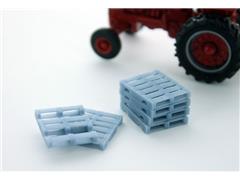 3d To Scale Freight Pallets grey 6 pack