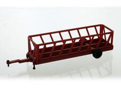 64-308-R - 3d To Scale Portable Cattle Feeder 20 ft red