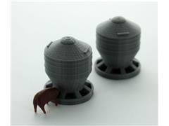 3D TO SCALE - 64-332-GY - Hog Feeder - grey 