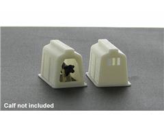64-335-WT - 3d To Scale Poly Calf Shelter White 2 Pack