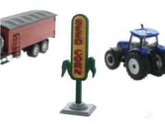 64-620-GR - 3d To Scale Seed Corn Dealer Sign Dual sided 3D
