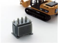 87-440-GY - 3d To Scale Electrical Transformer grey High Definition