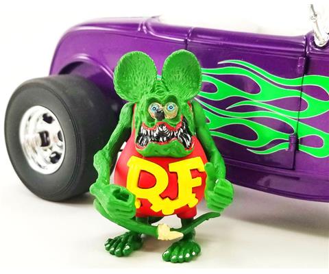 Kenner Rat Fink Rad Rods Rock In Roadster Figure W/BOX F/S