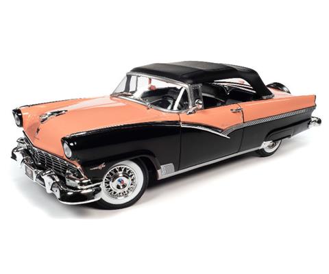 1956 Ford Fairlane Sunliner in Two-tone Sunset Coral and Raven