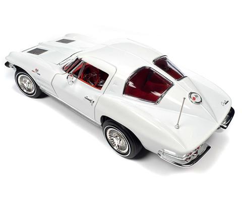 1963 Chevrolet Corvette Coupe in Ermine White - MCACN Muscle Car