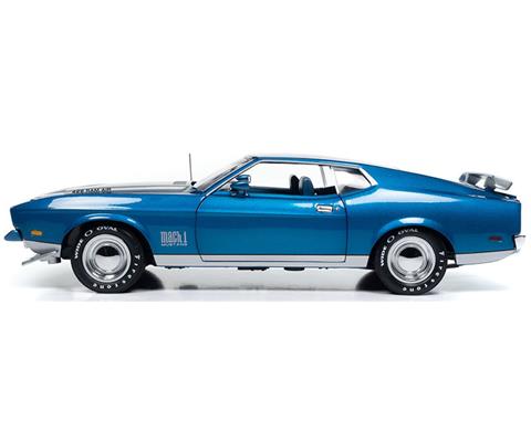 1971 Ford Mustang Mach 1 MCACN in Code Q Med Blue Metallic - 1335