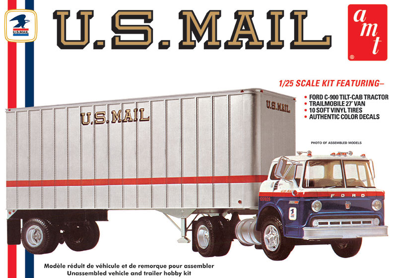AMT AMT1090 1:25 Scale Truck Tractor Model Kit for sale online 