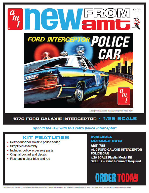 Amt 1970 ford police car