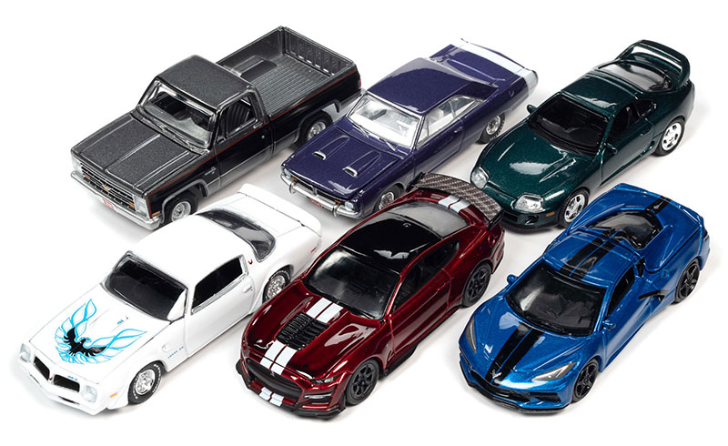 Cars - AUTO WORLD - 64362-B-CASE - Auto World Premium - 2022 Release 2B -  6-Piece Set in a Non-Returnable, Factory-Sealed Case Includes each of the  following in individual blister card packaging: