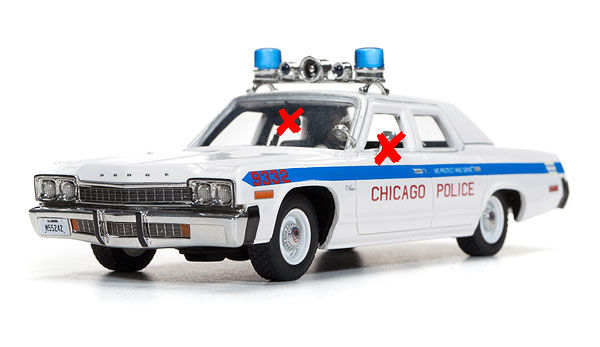 chicago police car toy