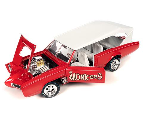 ミニカー　1/18 モンキーモービル(レッド×ホワイト) 「SILVER SCREEN MACHINES」 [AWSS144] Auto World Monkeemobile Red - AWSS144