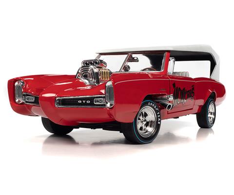 ミニカー　1/18 モンキーモービル(レッド×ホワイト) 「SILVER SCREEN MACHINES」 [AWSS144] Monkeemobile Red with White Top and Interior The Monkees
