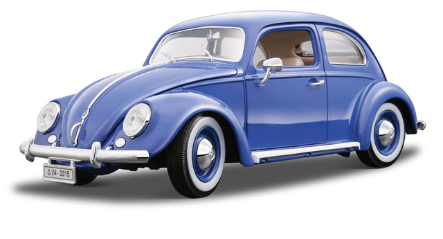 1:18 VW Beetle by Bburago in Blue 18-12029BL 