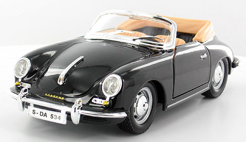 bburago porsche 356b cabriolet 1961