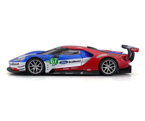 Ford Racing - 2017 Ford GT #67 Race Car in Blue White and Red - 41158