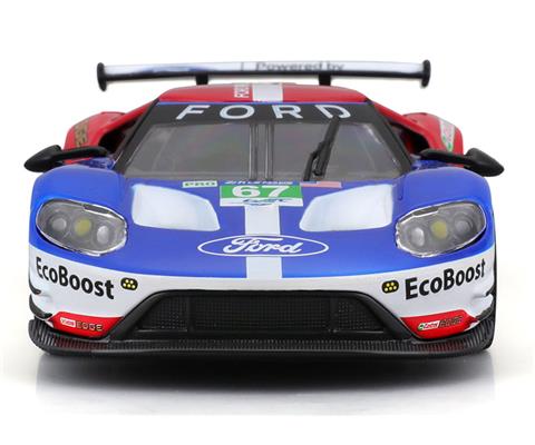 Ford Racing - 2017 Ford GT #67 Race Car in Blue White and Red - 41158