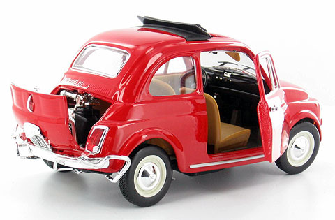 wijs Narabar Laster Bburago Diecast 1968 Fiat 500 L