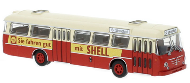 59388 - Brekina Klagenfurt Shell 1962 Bussing Senator 12