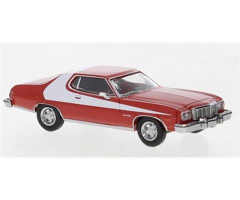 Cars - BREKINA - 19725 - 1976 Ford Gran Torino in Red and White