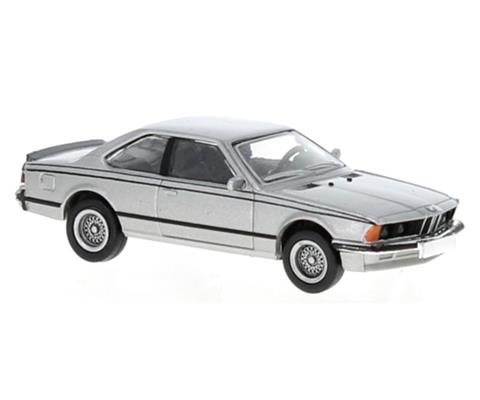 Cars - BREKINA - 24361 - 1977 BMW 635 CSi in Metallic Silver high quality  plastic</i> Photo is pre-production sample, final product may vary</