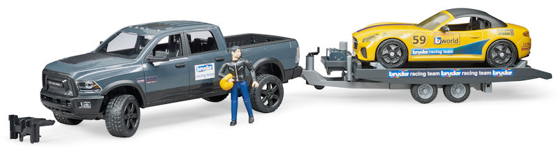 valgfri nordøst rygte Trucks - BRUDER - 02504 - RAM 2500 Power Wagon with Bruder Roadster Racing  Team - High Impact ABS Plastic </i>