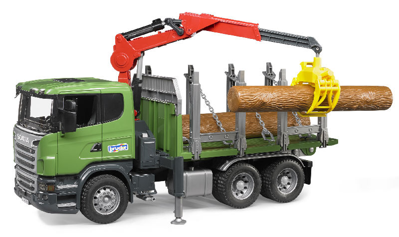 03524 - Bruder Toys Scania R Series Timber Truck